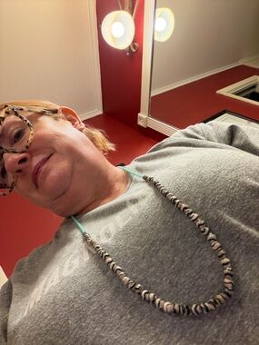 Beaded Necklace with Turquoise Beads